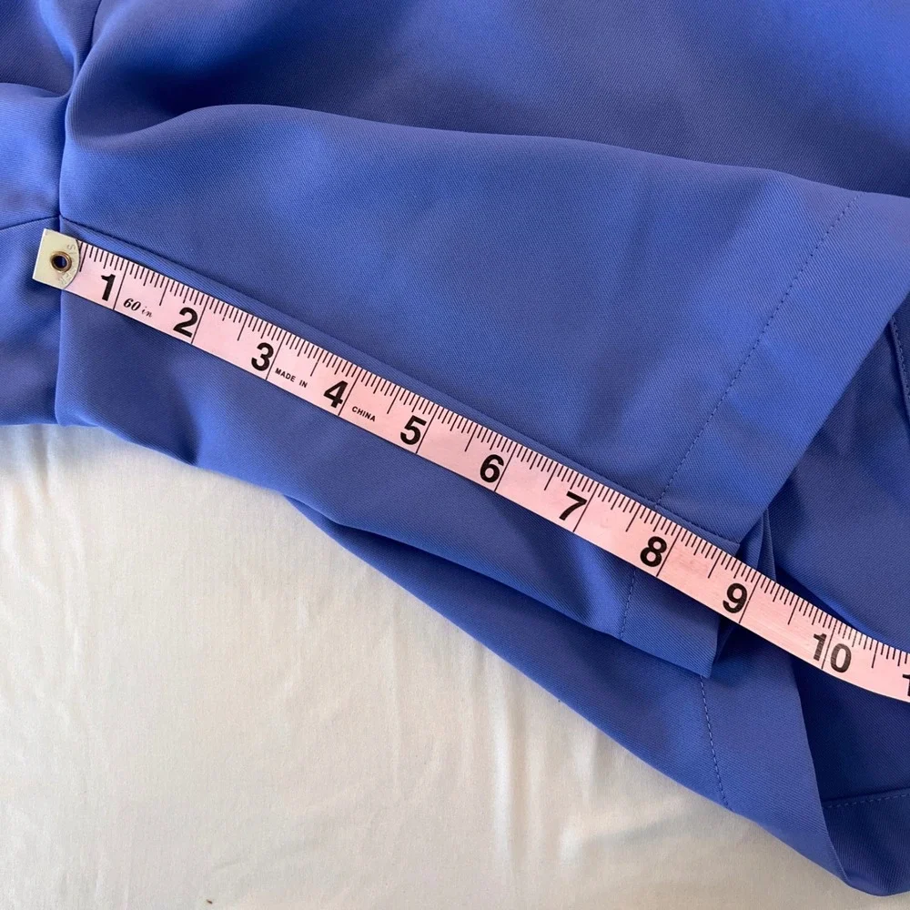Peter Millar Wicking Performance Golf Shorts Mens 38 Royal‎ Blue Polyester